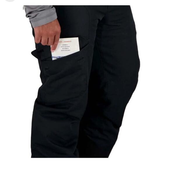 Obermeyer Mens Nomad Cargo Pant 25100 Black Size Extra Large R - Picture 13 of 13